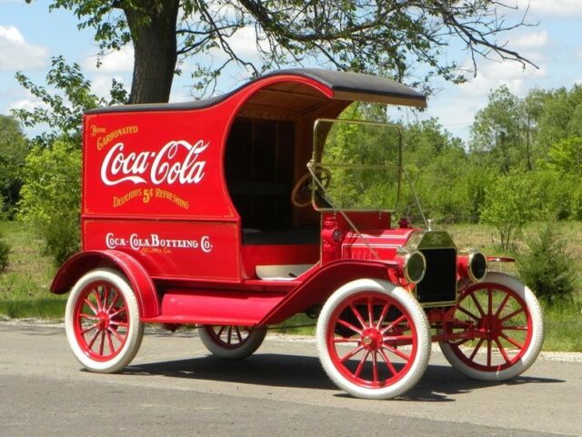 1914 Red Ford Model T Pickup Truck