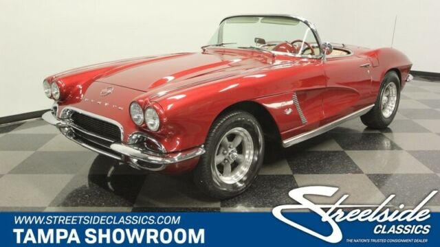 1962 Burgundy Chevrolet Corvette Convertible