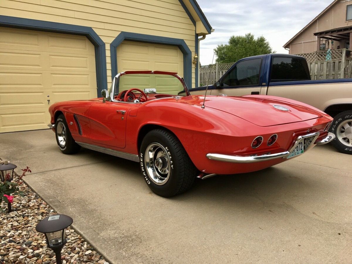 1962 Red Chevrolet Corvette Convertible