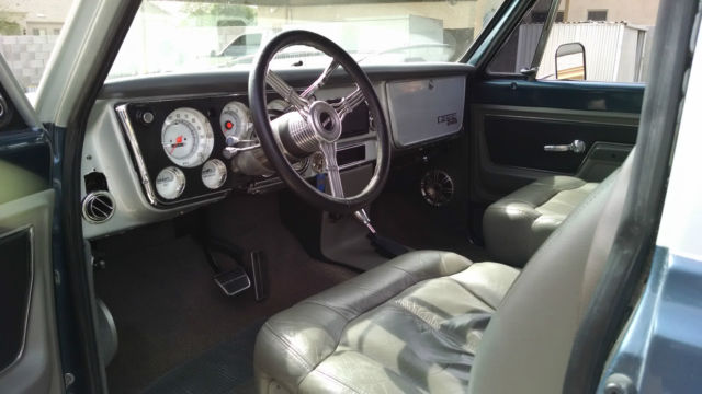 1967 Blue Chevrolet C-10 Crew Cab Pickup