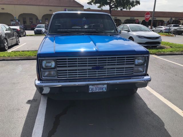 1983 Blue Chevrolet C-10 Crew Cab Pickup