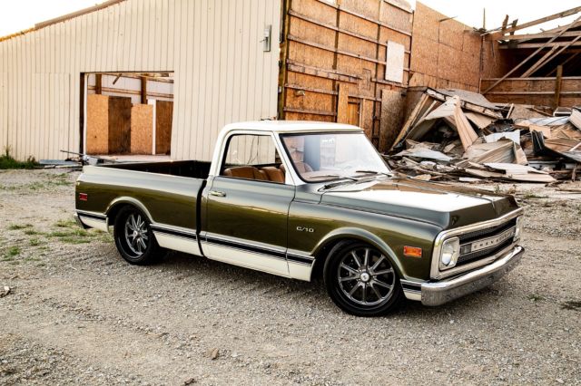 1969 Green Chevrolet C-10 Standard Cab Pickup