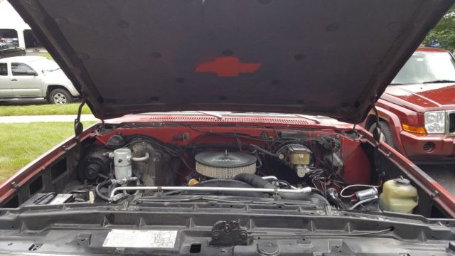 1983 Red Chevrolet C-10 Standard Cab Pickup