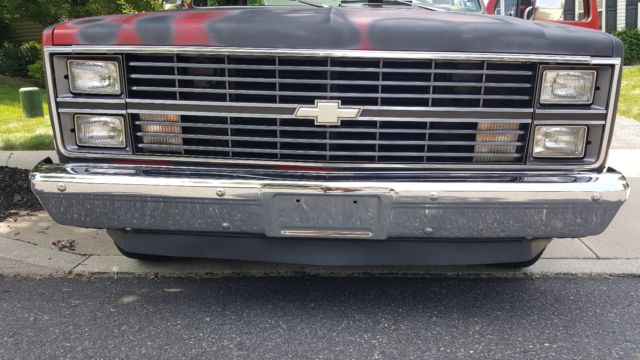 1983 Red Chevrolet C-10 Standard Cab Pickup