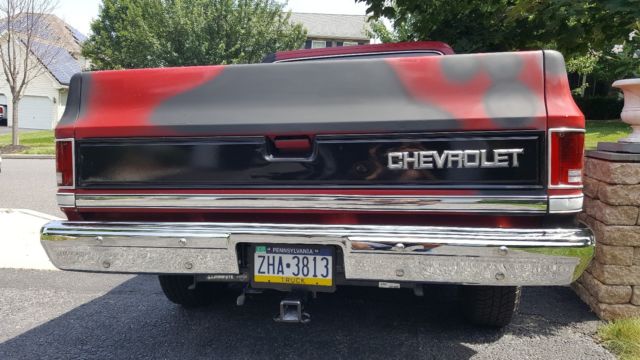 1983 Red Chevrolet C-10 Standard Cab Pickup