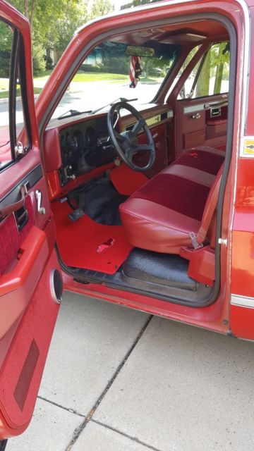 1983 Red Chevrolet C-10 Standard Cab Pickup