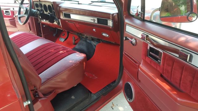 1983 Red Chevrolet C-10 Standard Cab Pickup