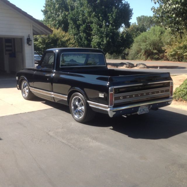 1972 Black Chevrolet C-10 Cab & Chassis