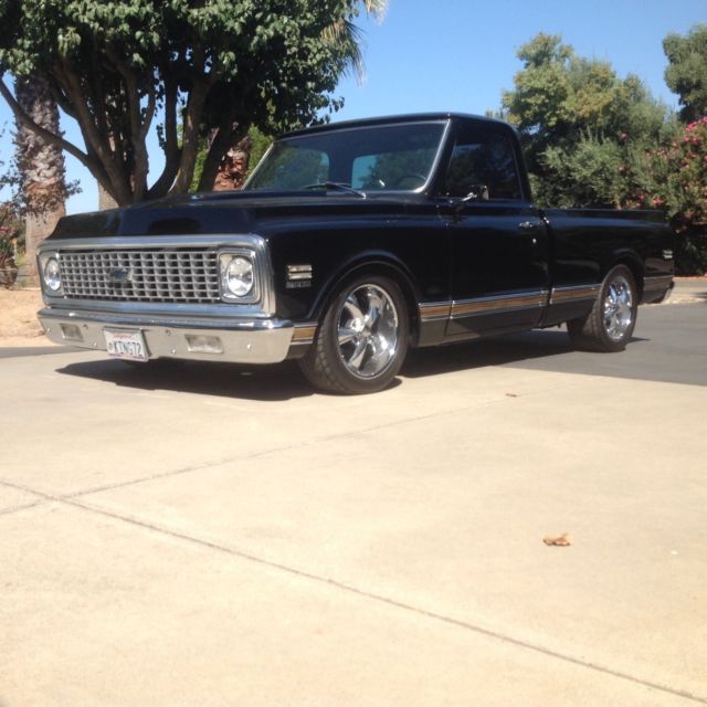 1972 Black Chevrolet C-10 Cab & Chassis