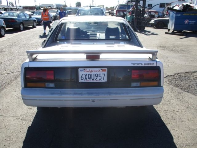1987 Silver Toyota MR2 Coupe