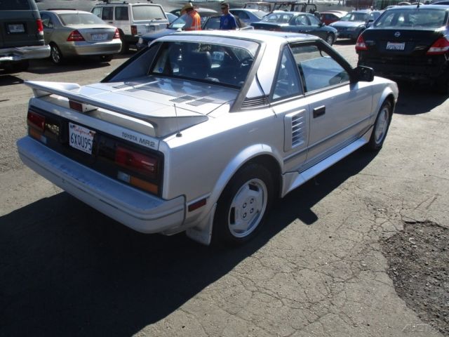 1987 Silver Toyota MR2 Coupe