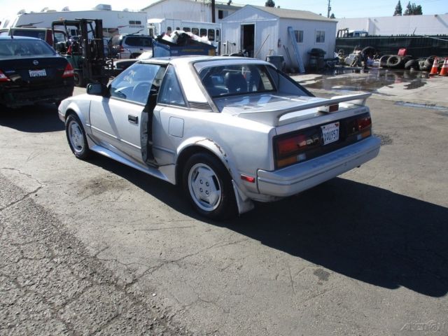 1987 Silver Toyota MR2 Coupe