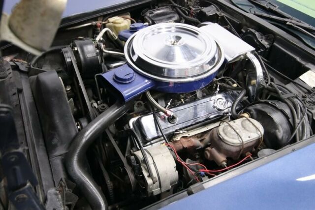 1977 Blue Chevrolet Corvette Coupe