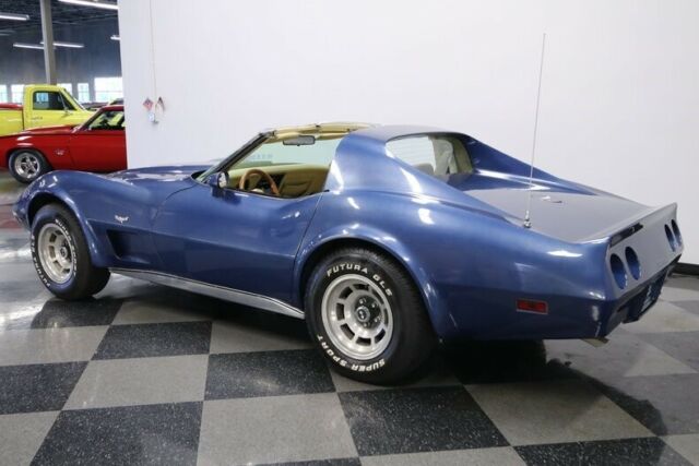 1977 Blue Chevrolet Corvette Coupe