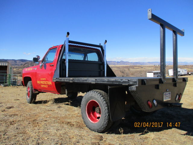1980 Red Chevrolet Other Pickups Cab with New Flat bed