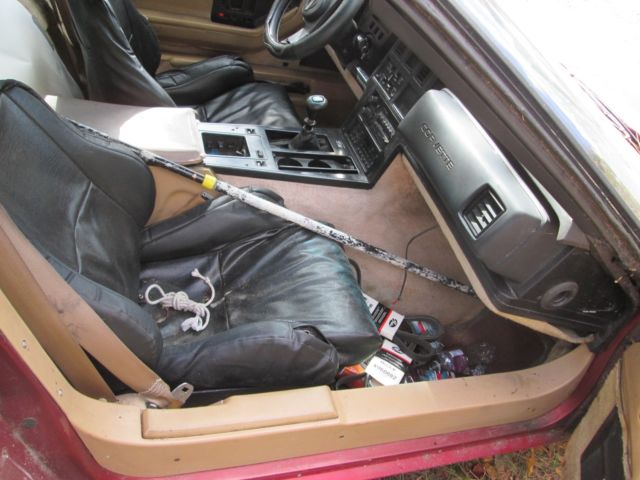 1986 Burgundy Chevrolet Corvette Coupe