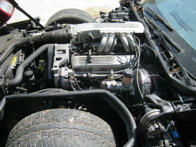 1986 Burgundy Chevrolet Corvette Coupe