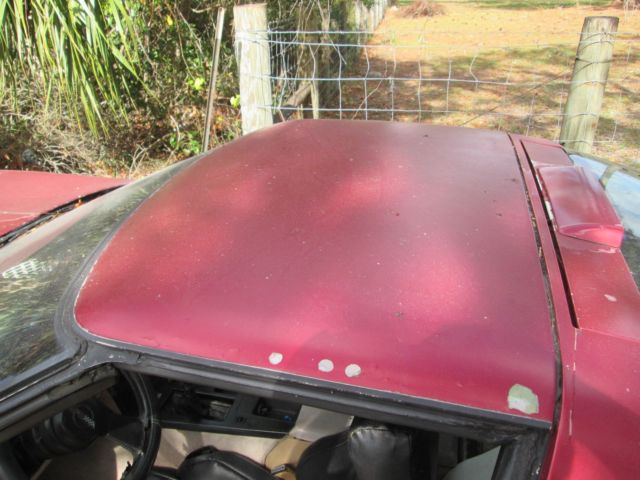 1986 Burgundy Chevrolet Corvette Coupe