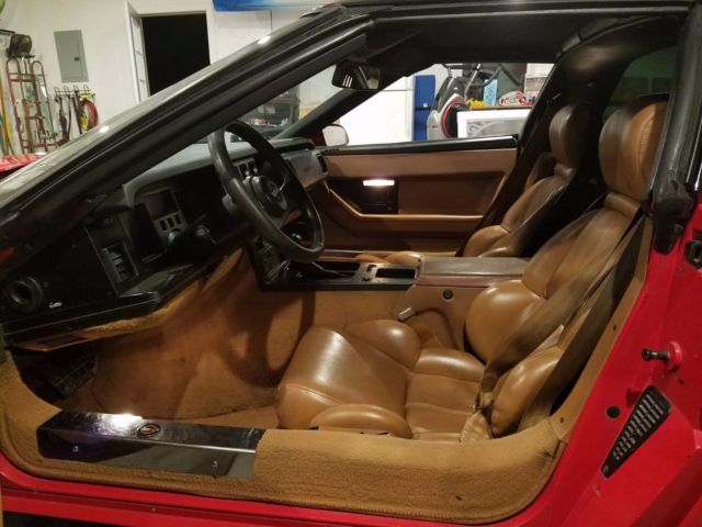 1989 Red Chevrolet Corvette Coupe