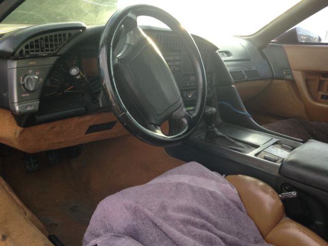 1991 Red Chevrolet Corvette