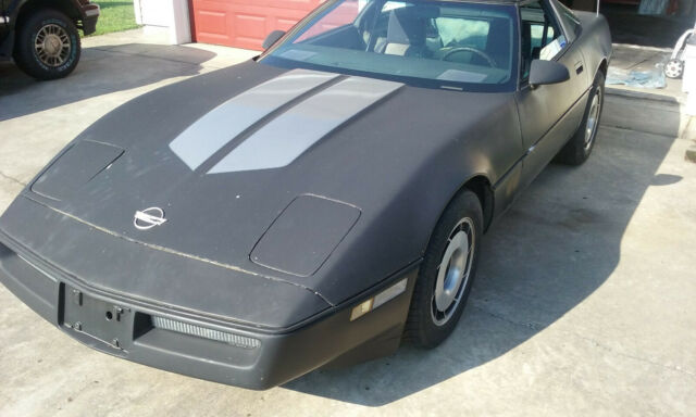 1985 Black Chevrolet Corvette Coupe