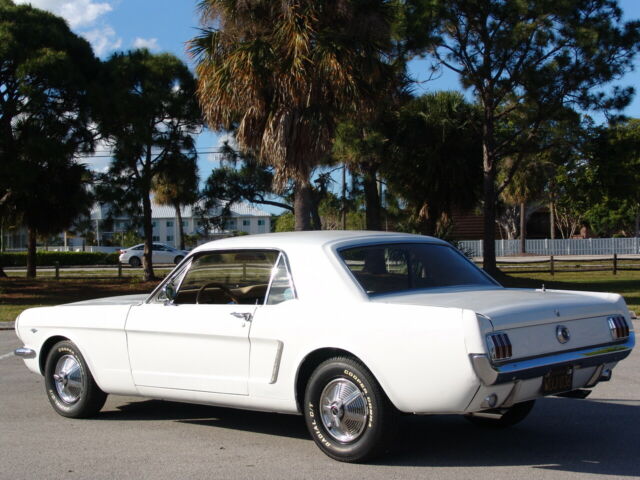 1965 White Ford Mustang Coupe