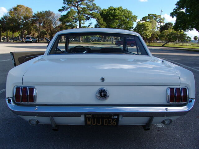 1965 White Ford Mustang Coupe