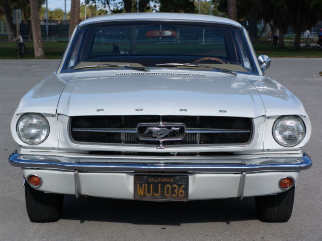 1965 White Ford Mustang Coupe