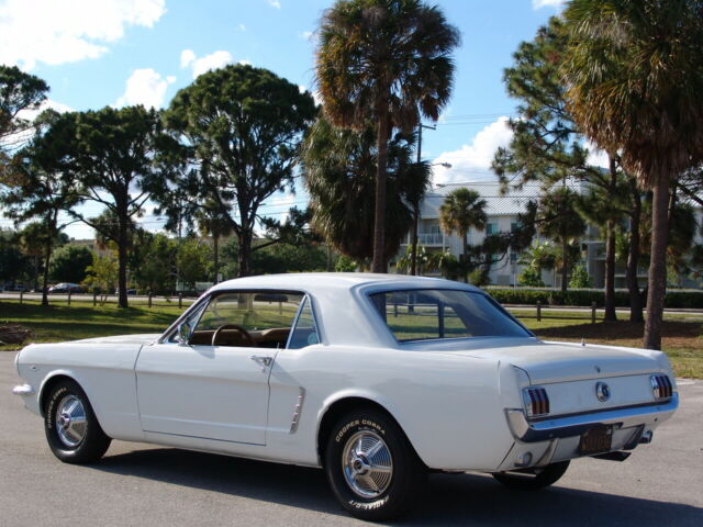 1965 White Ford Mustang Coupe