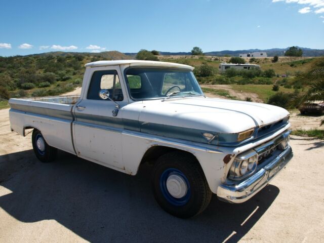 1964 white Chevrolet C-10 pickup