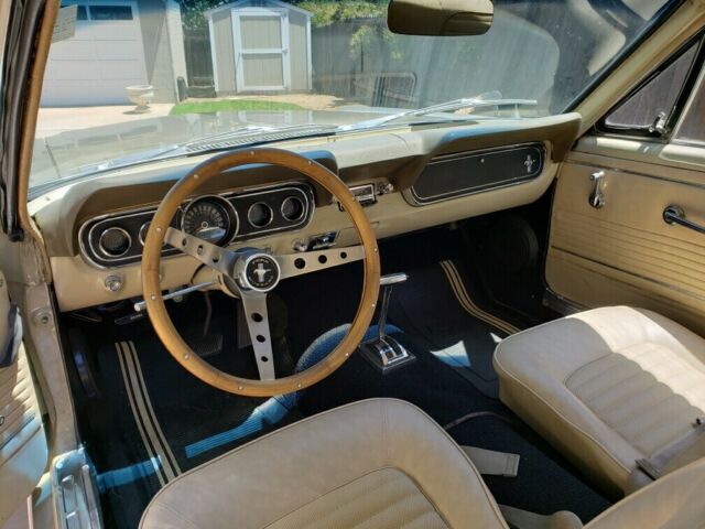 1966 beige Ford Mustang Coupe