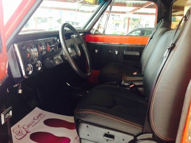 1969 Orange Chevrolet Cheyenne Crew Cab Pickup