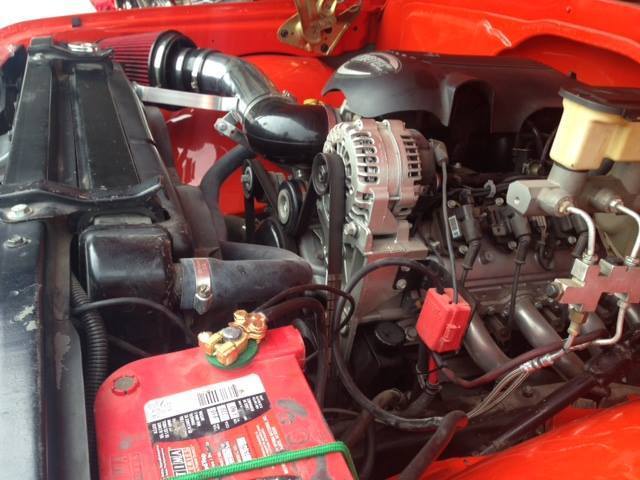 1969 Orange Chevrolet Cheyenne Crew Cab Pickup