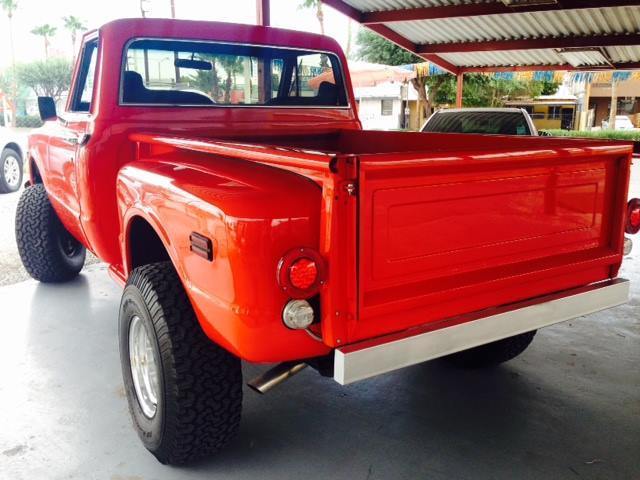 1969 Orange Chevrolet Cheyenne Crew Cab Pickup
