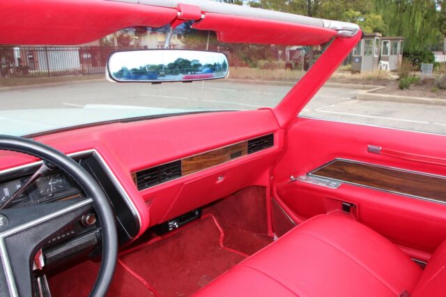1969 White Cadillac DeVille Convertible