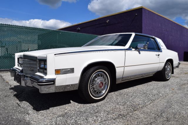 1984 White Cadillac Eldorado Coupe