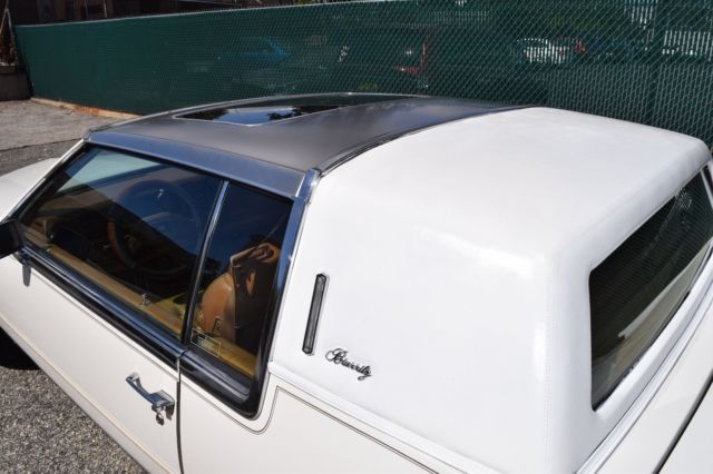 1984 White Cadillac Eldorado Coupe
