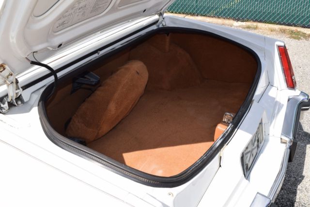 1984 White Cadillac Eldorado Coupe