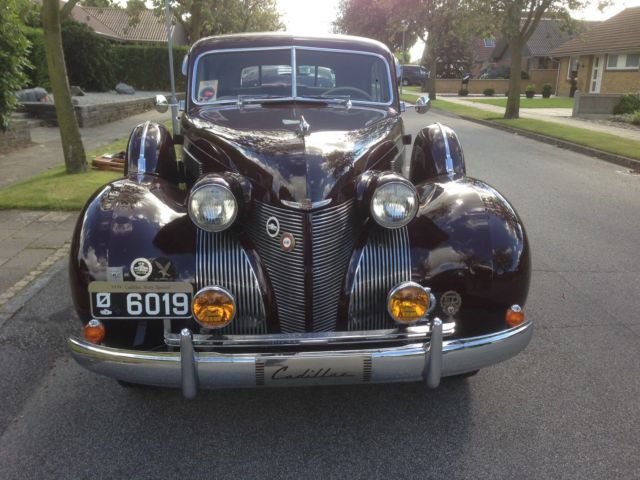 1939 maroon Cadillac Other sedan