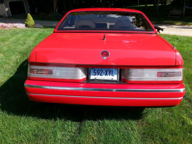 1990 Red Cadillac Allante Convertible