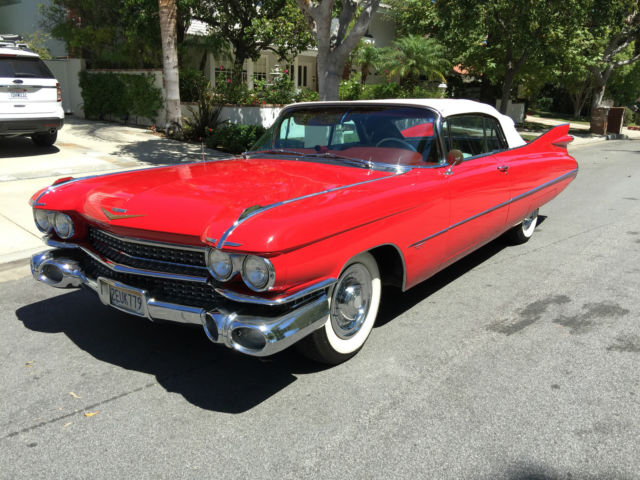 1959 Red Cadillac Other Convertible