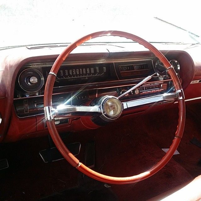 1964 White Cadillac DeVille Coupe