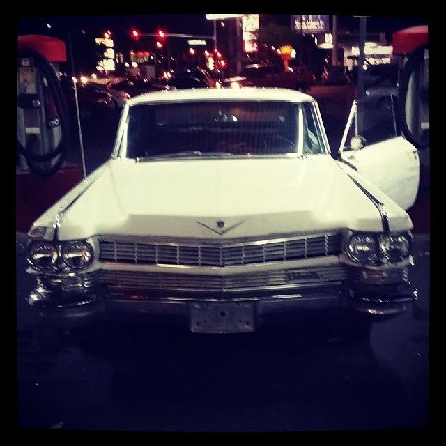 1964 White Cadillac DeVille Coupe