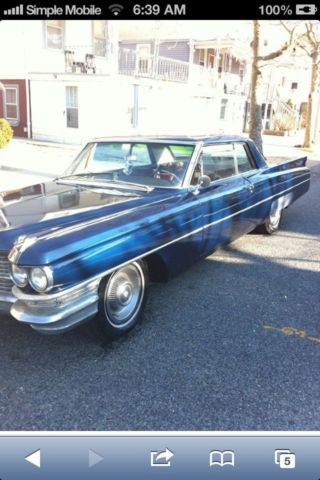 1963 Blue Cadillac DeVille Coupe
