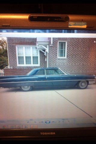 1963 Blue Cadillac DeVille Coupe