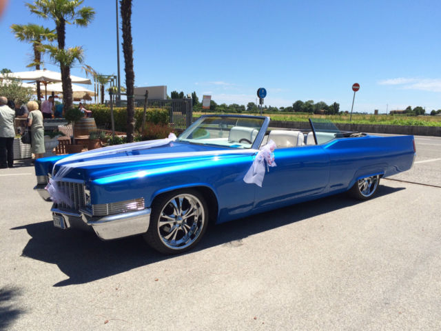 1970 Blue Cadillac DeVille Convertible