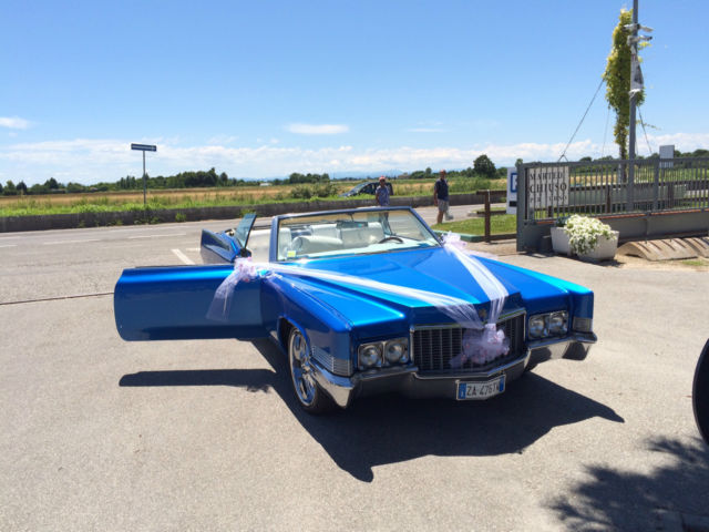 1970 Blue Cadillac DeVille Convertible