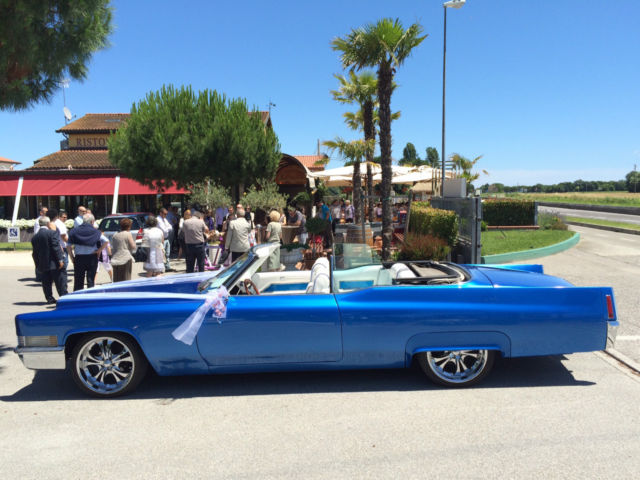 1970 Blue Cadillac DeVille Convertible