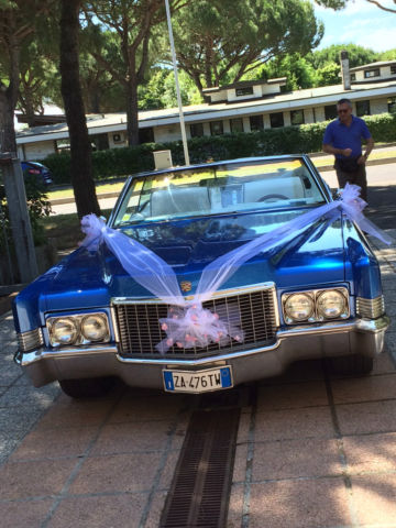 1970 Blue Cadillac DeVille Convertible