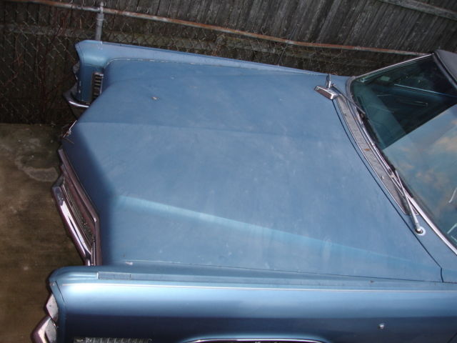 1966 Light Blue Cadillac DeVille Convertible